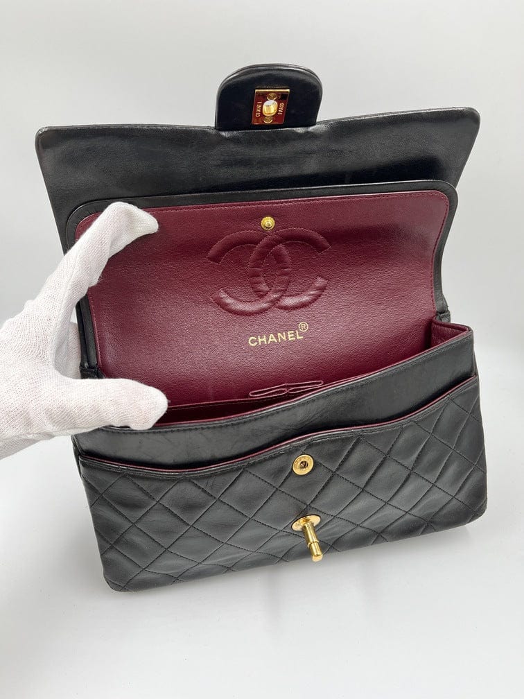 Chanel Classic Double Flap Bag with 24k gold plated hardware