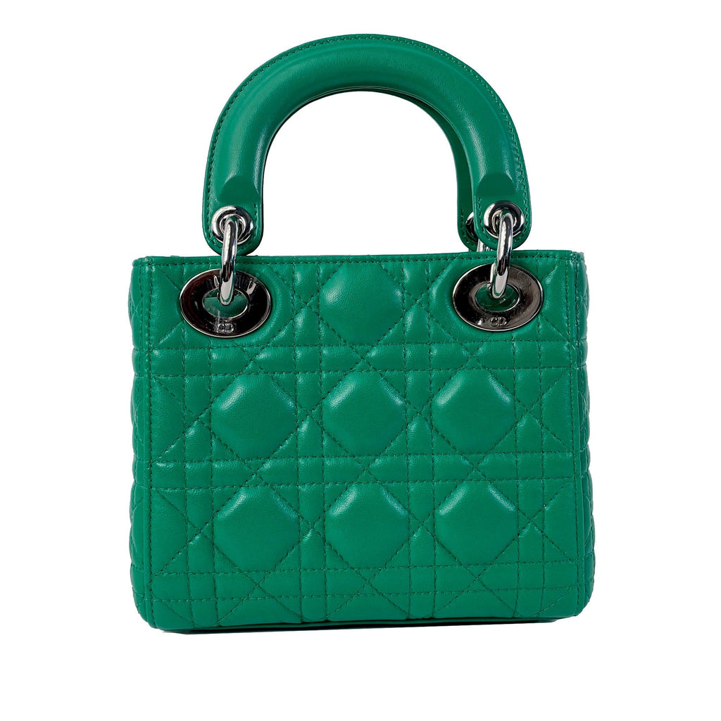 DIORMini Lambskin Cannage Lady  Satchel
