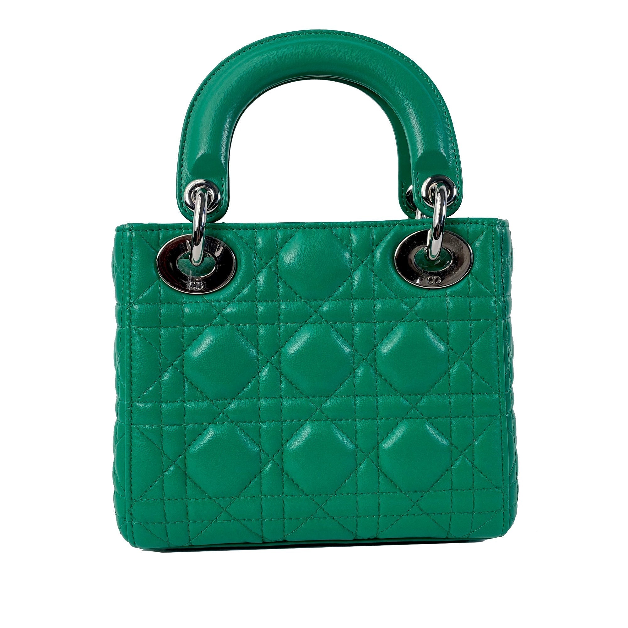 DIORMini Lambskin Cannage Lady  Satchel