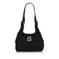 Pre-Loved Fendi Black Pony Hair Natural Material Shoulder Bag Italy
