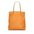 Pre-Loved Fendi Orange Canvas Fabric Zucchino Tote Bag Italy