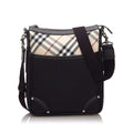 Pre-Loved Burberry Black Nylon Fabric Crossbody Bag United Kingdom