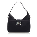 Pre-Loved Fendi Blue Navy Canvas Fabric Shoulder Bag Italy