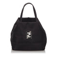 Pre-Loved Fendi Black Nylon Fabric Tote Bag Italy