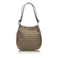 Pre-Loved Fendi Brown Canvas Fabric Zucchino Crossbody Bag Italy