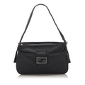 Pre-Loved Fendi Gray Dark Wool Fabric Shoulder Bag Italy