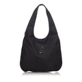 Pre-Loved Fendi Black Nylon Fabric Hobo Bag Italy