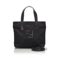 Pre-Loved Fendi Black Nylon Fabric Satchel Italy