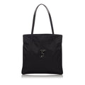 Pre-Loved Fendi Black Nylon Fabric Tote Bag Italy