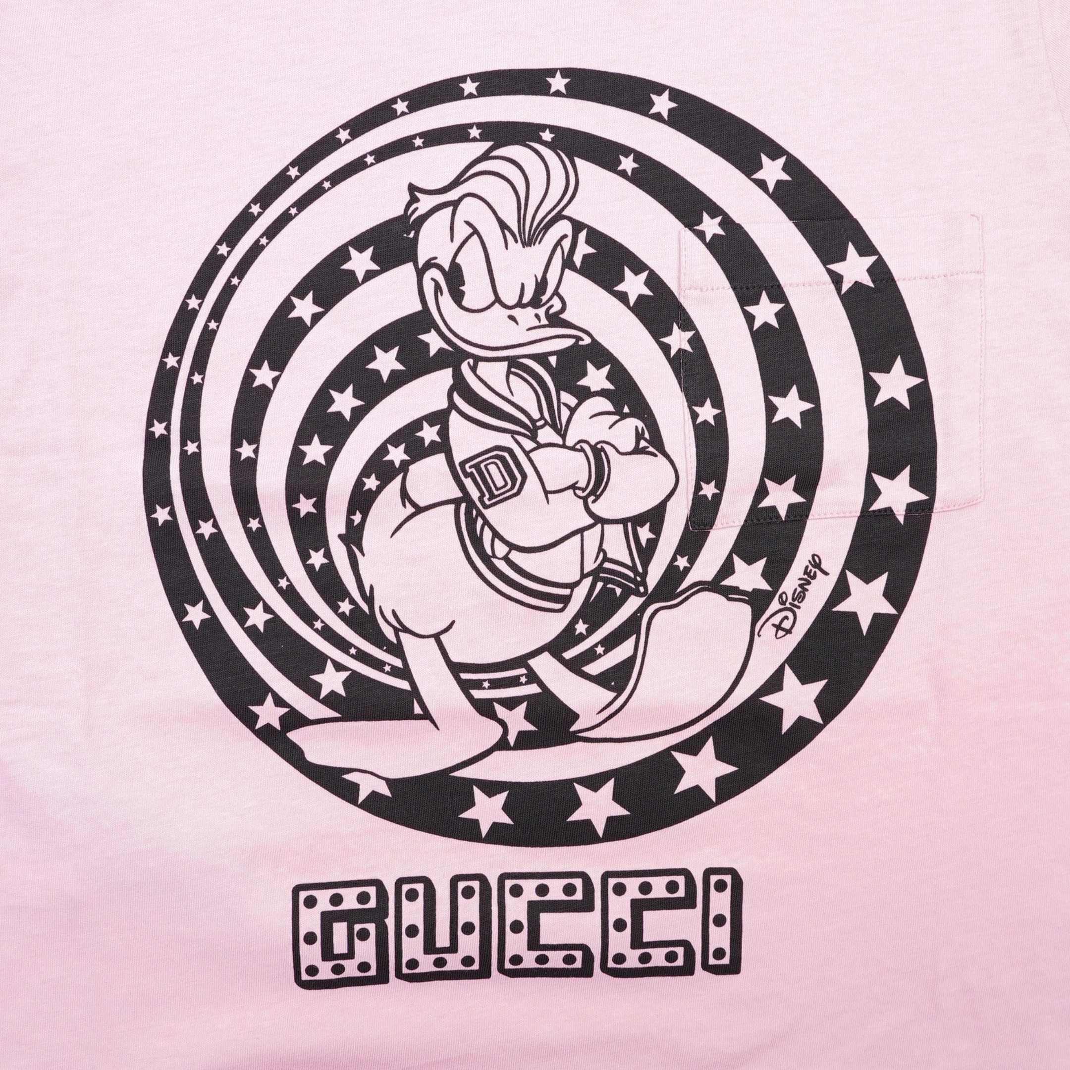 Gucci x Disney Womens Donald Duck T-Shirt Pink XXS