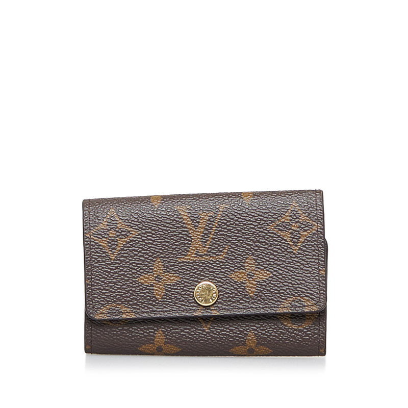 Louis Vuitton Monogram M60701 Keycase PVC/Leather Brown Fushai  Fushai