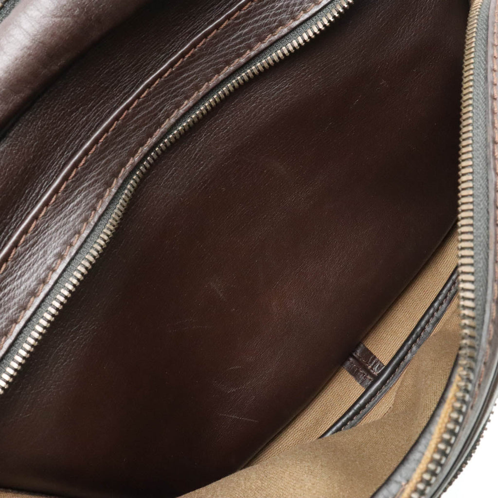 Louis Vuitton Louis Vuitton Utah Reporter Messenger Bag Carf Leather Coffee Tea Brown M92072