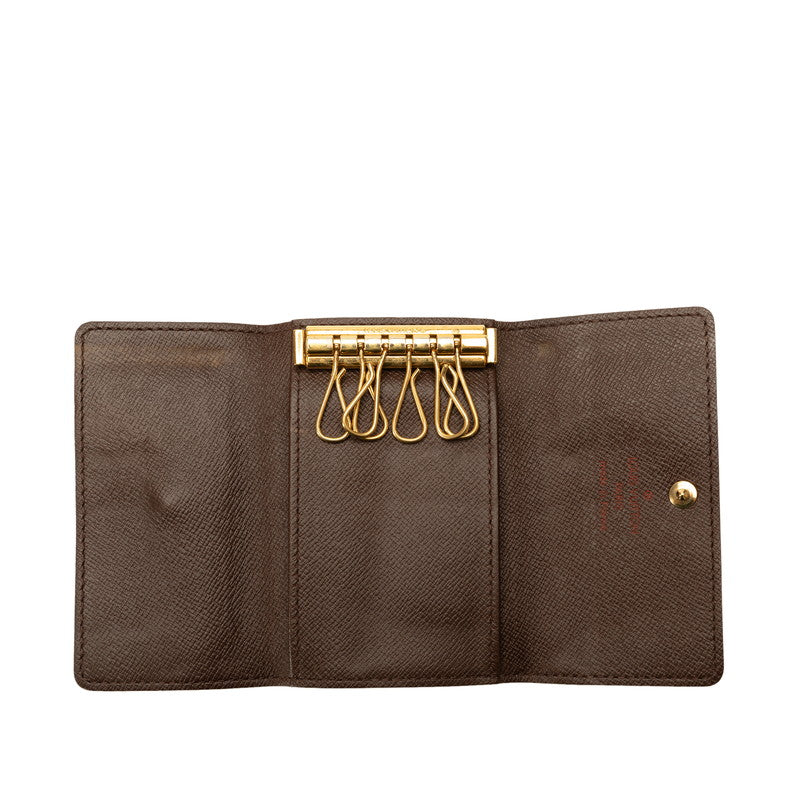 Louis Vuitton Damiere Multicle 6 6 Series Keycase N62630 Brown PVC Leather Lady Louis Vuitton