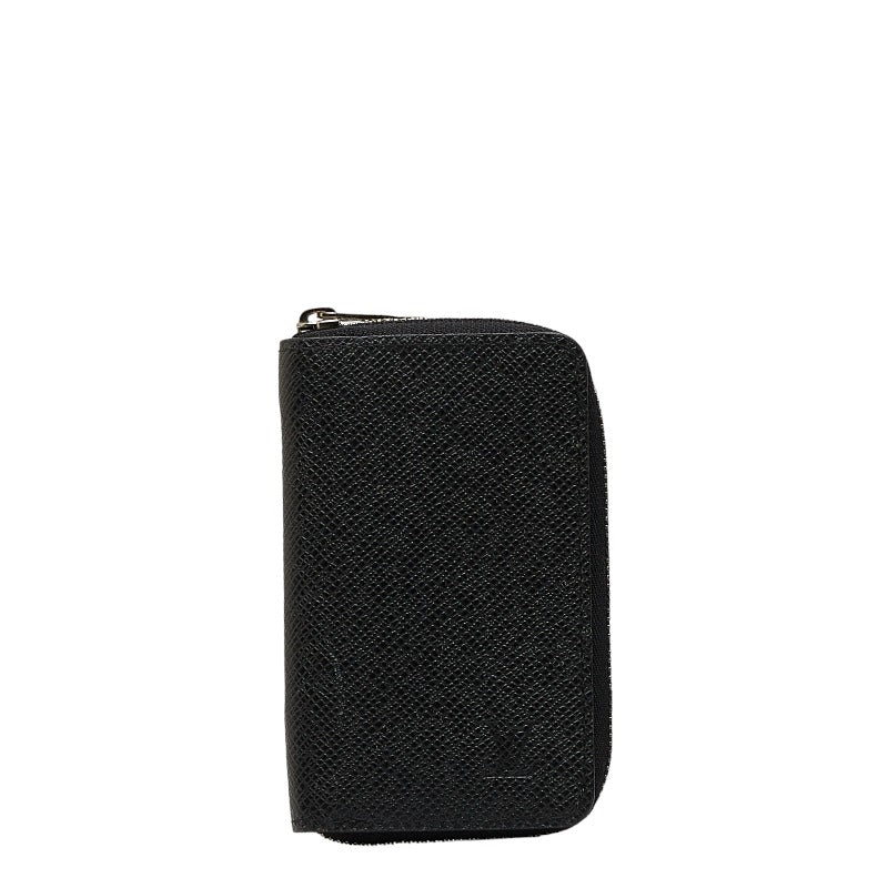Louis Vuitton Tiger Zippe Coinpace Coincase Round Fassner M30511 Noir Black Leather Men Louis Vuitton
