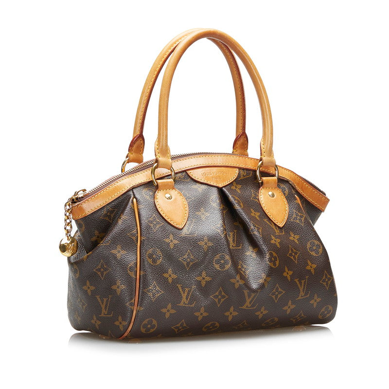 Louis Vuitton Monograms M40143 Handbag PVC/Leather Brown