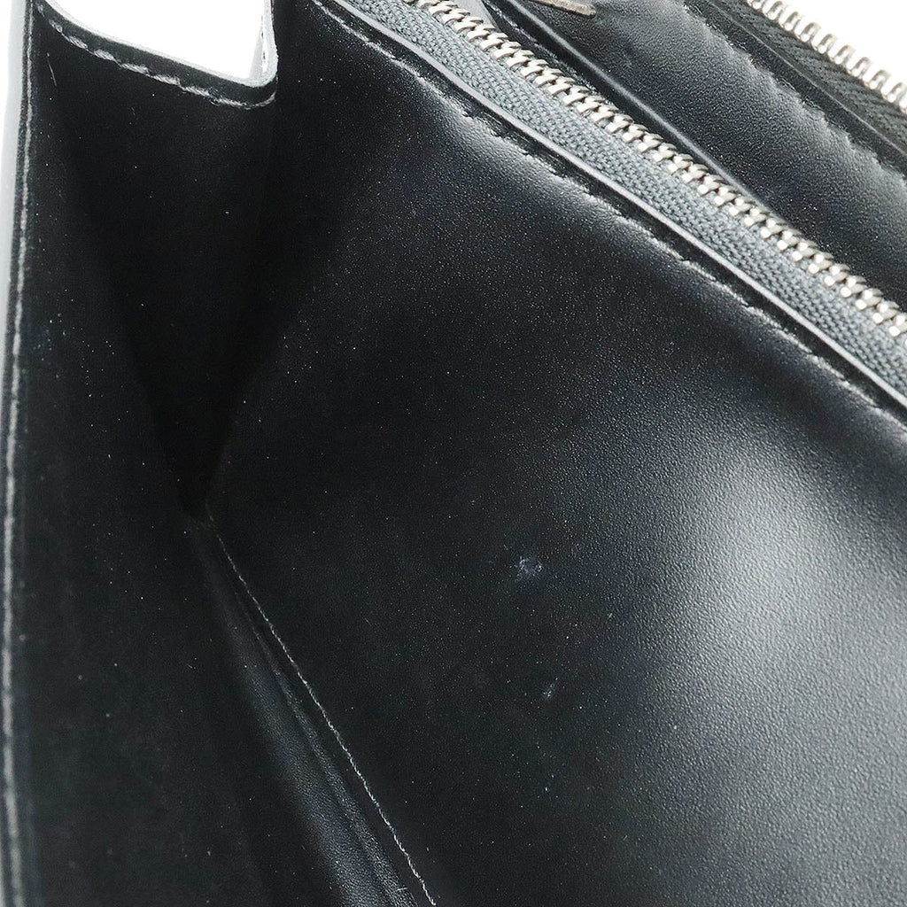 Louis Vuitton Louis Vuitton Utah Jeepy Organizer Round  Long Wallet Carf Leather Basalt Initial Inlet M97026