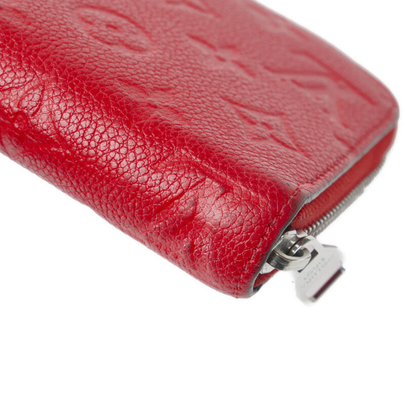 Louis Vuitton Monogram Amplant Jeep Wallet Long Wallet M61865 Triple Red Carfather  Louis Vuitton
