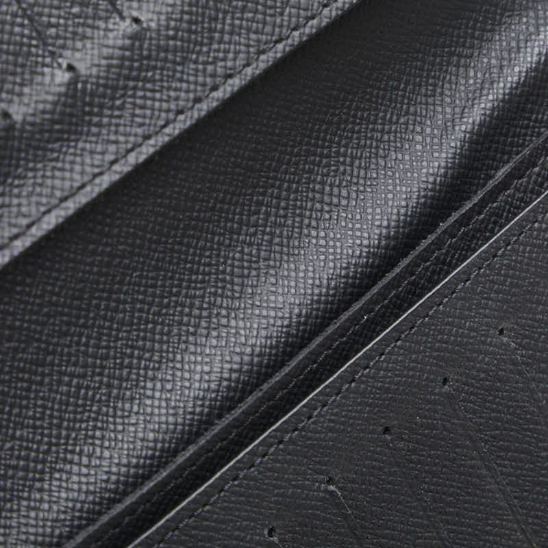 Louis Vuitton Portfolio Braza Long Wallet M30501 Noir Black Leather Men Louis Vuitton