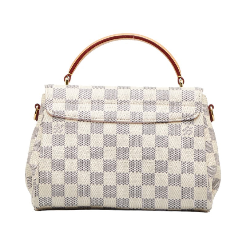 Louis Vuitton Louis Vuitton Damière Azur N41581 Handbag PVC/Laser White