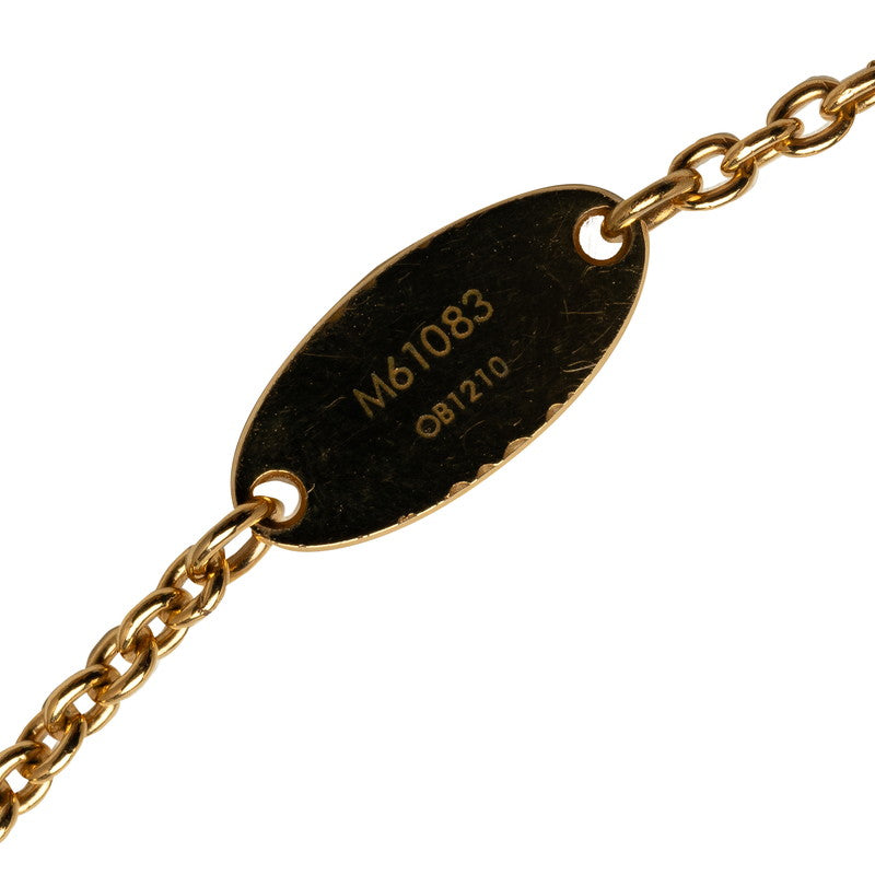 Louis Vuitton Necklace V Logo M61083 Gold Ladies