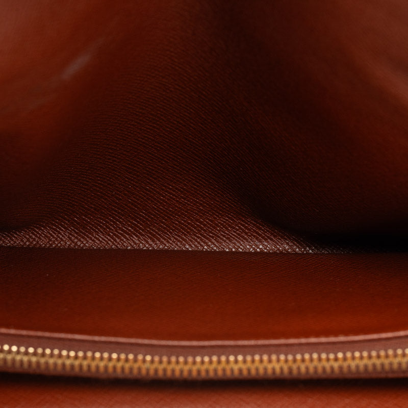 Louis Vuitton Monogram M61725 Long Wallet PVC/Leather Brown