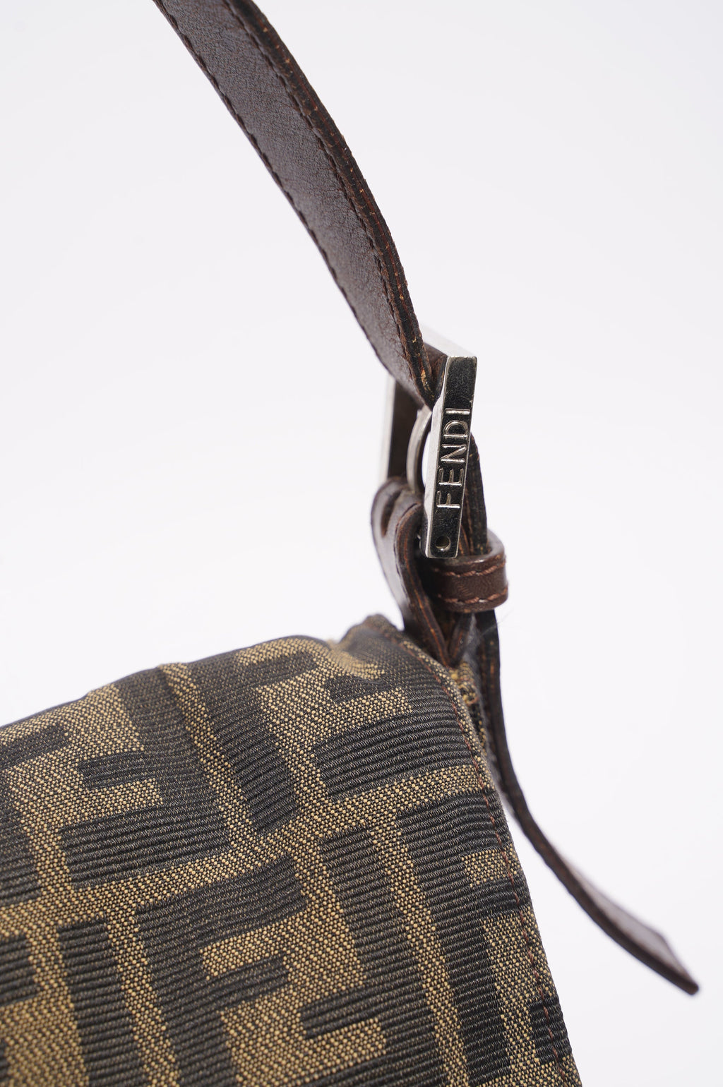 Fendi Mamma Baguette Brown Zucca Canvas