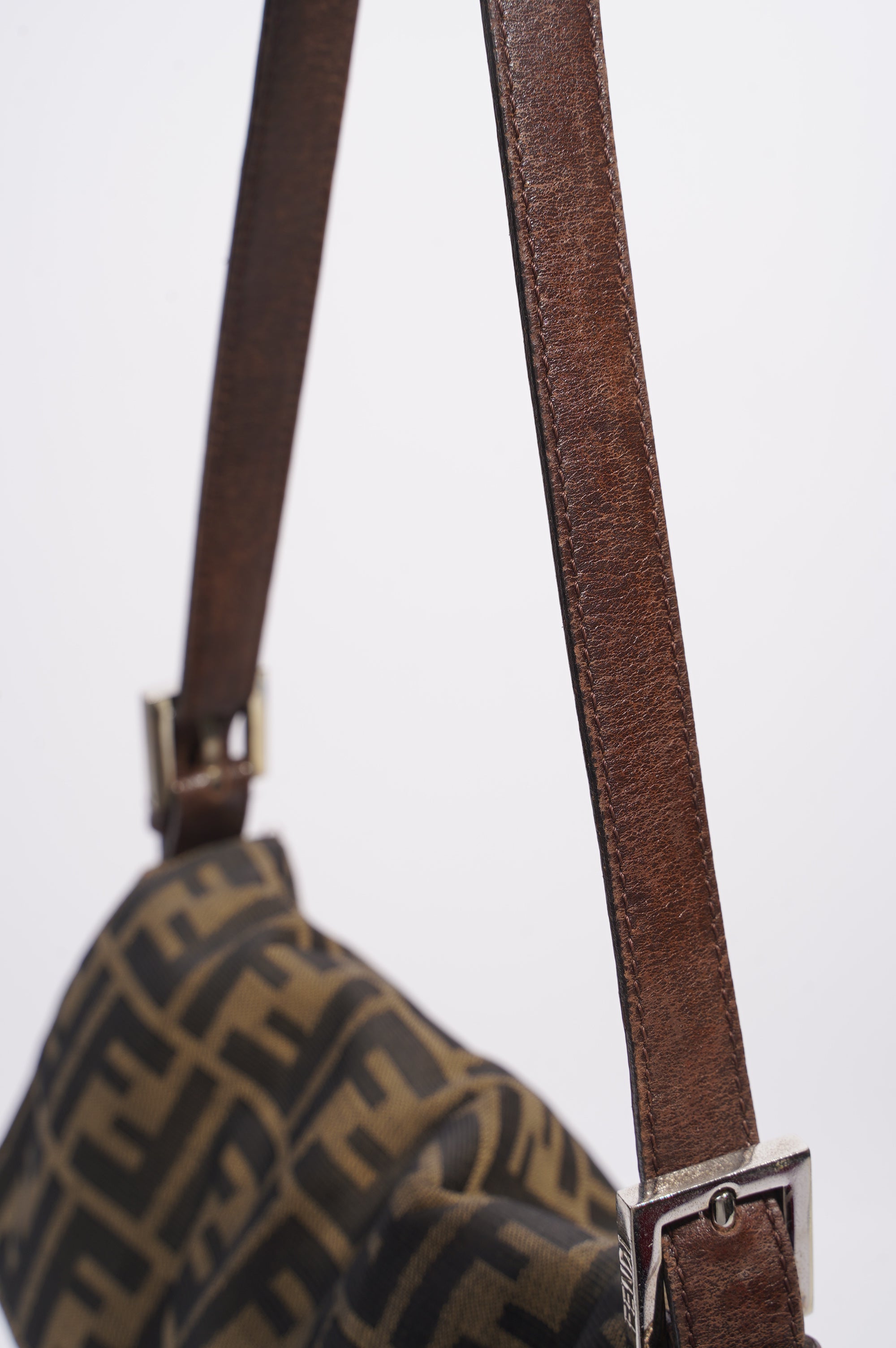 Fendi Mamma Baguette Brown Zucca Canvas