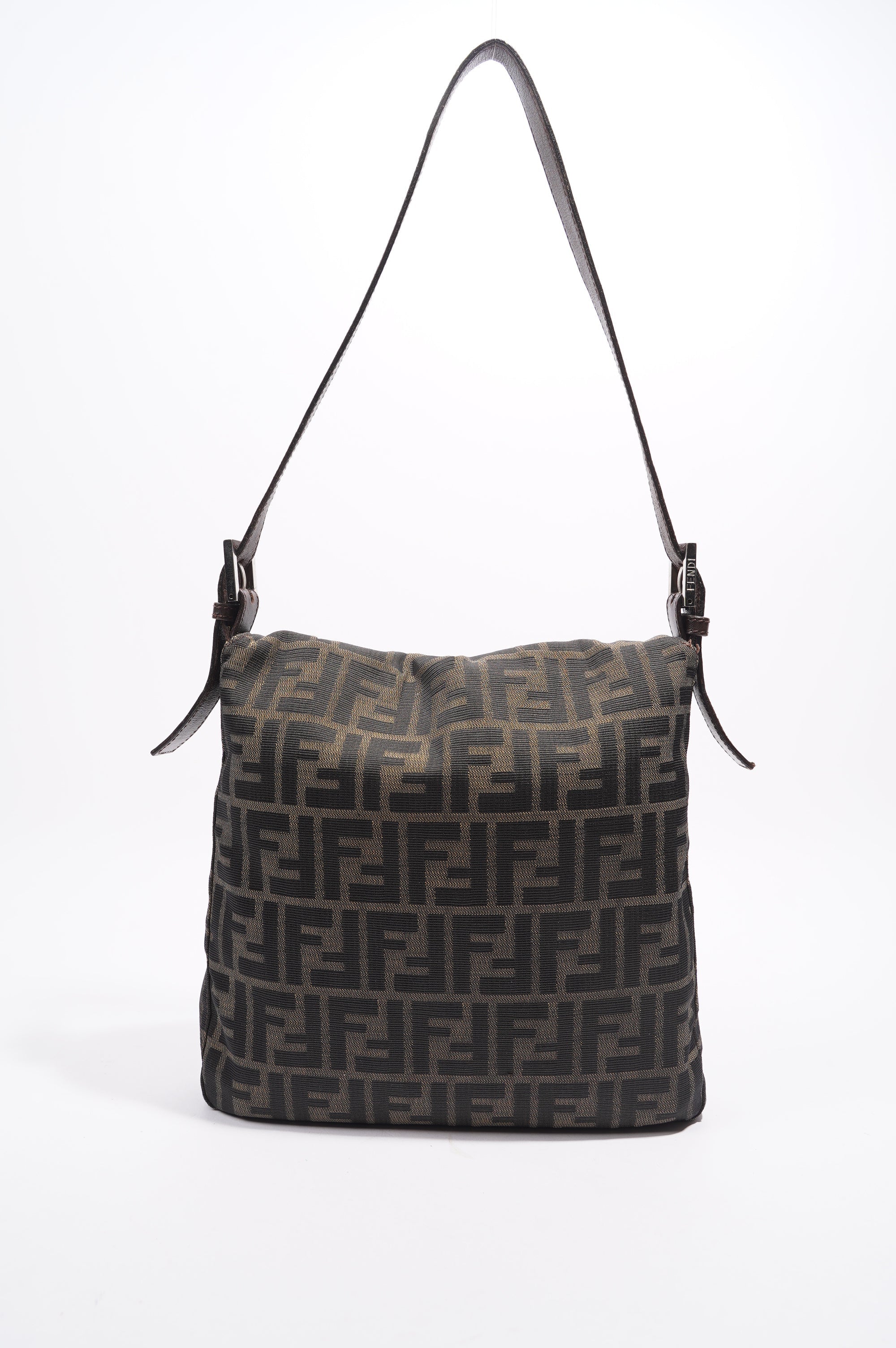 Fendi Mamma Baguette Brown Zucca Canvas