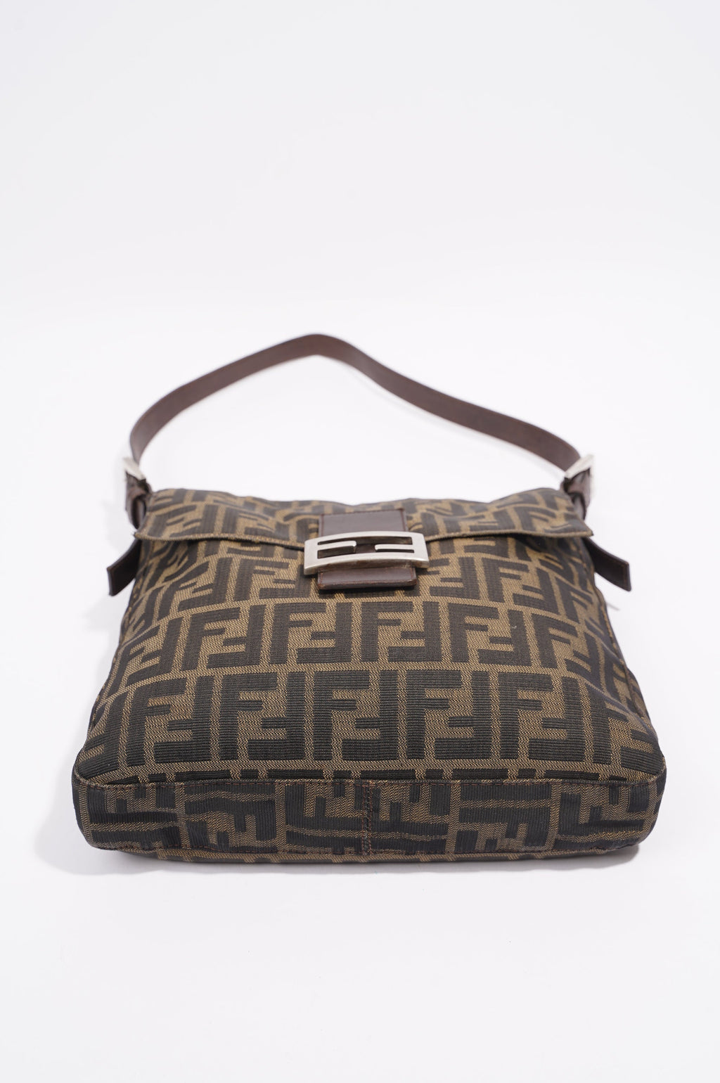 Fendi Mamma Baguette Brown Zucca Canvas