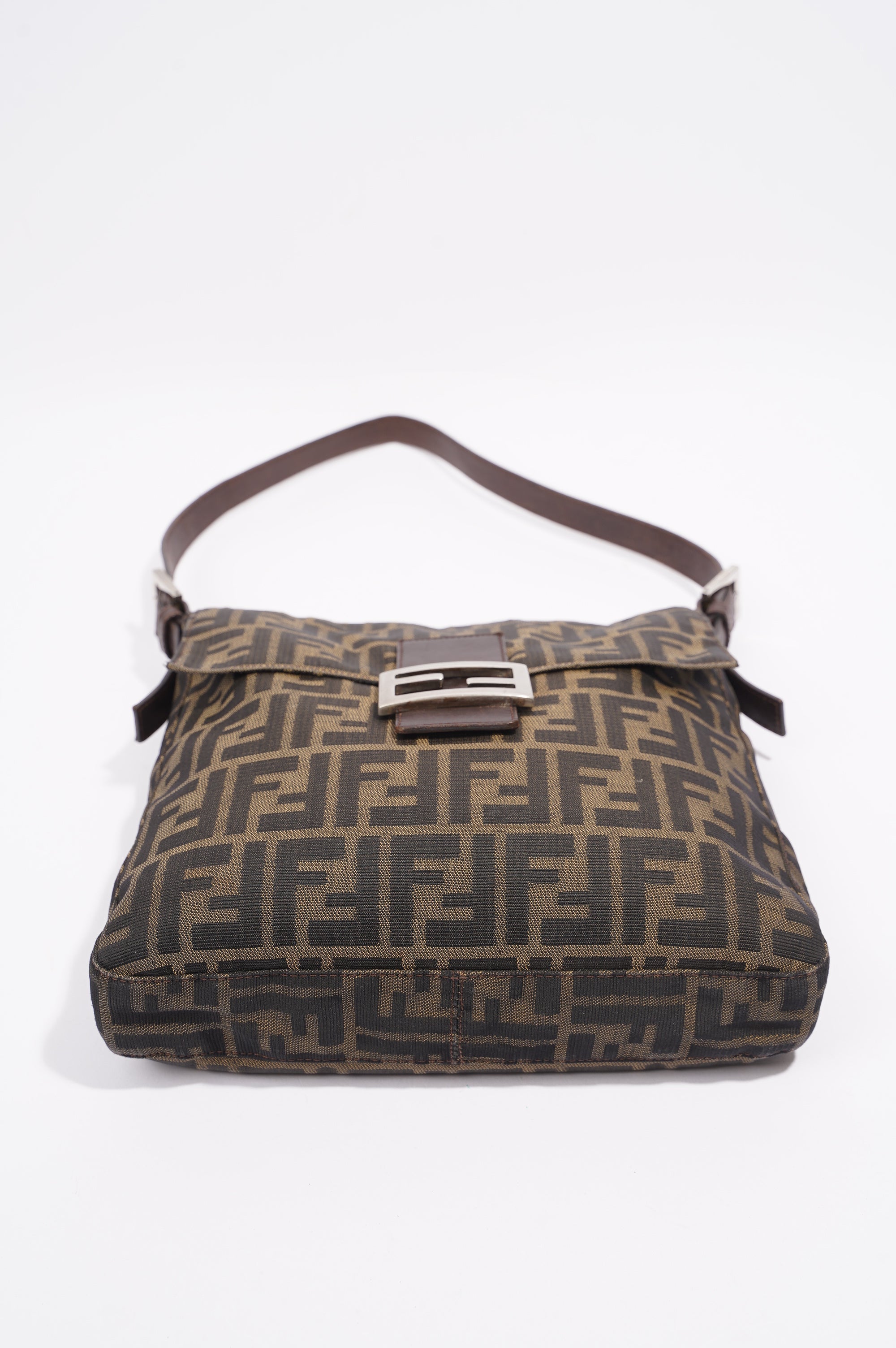 Fendi Mamma Baguette Brown Zucca Canvas