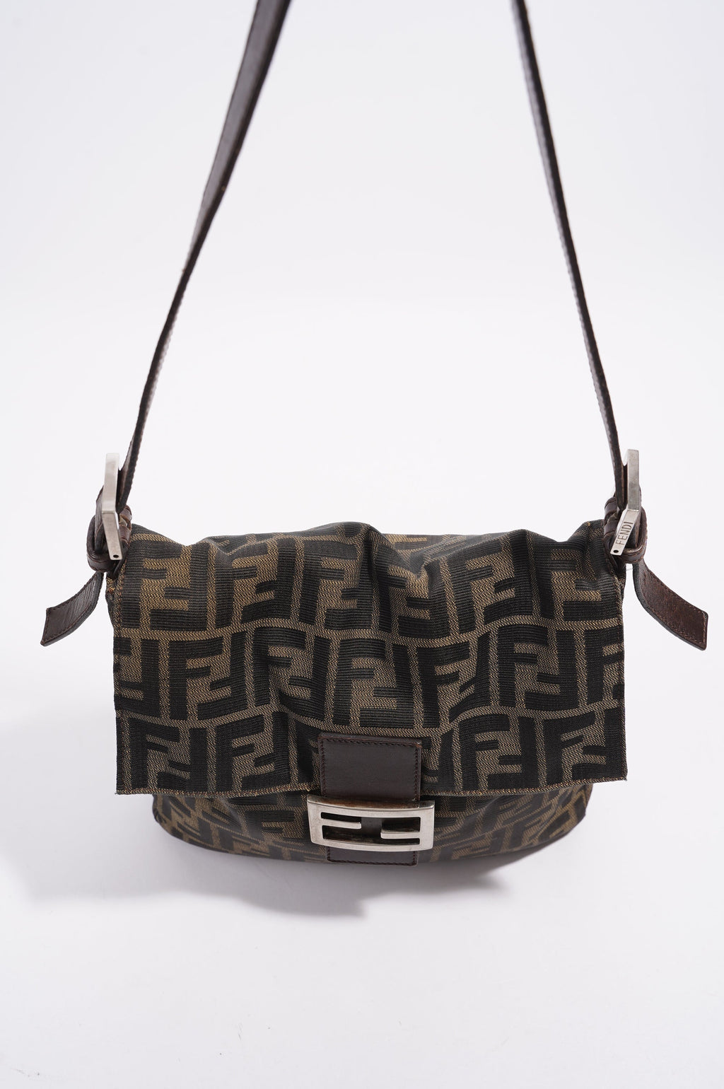 Fendi Mamma Baguette Brown Zucca Canvas