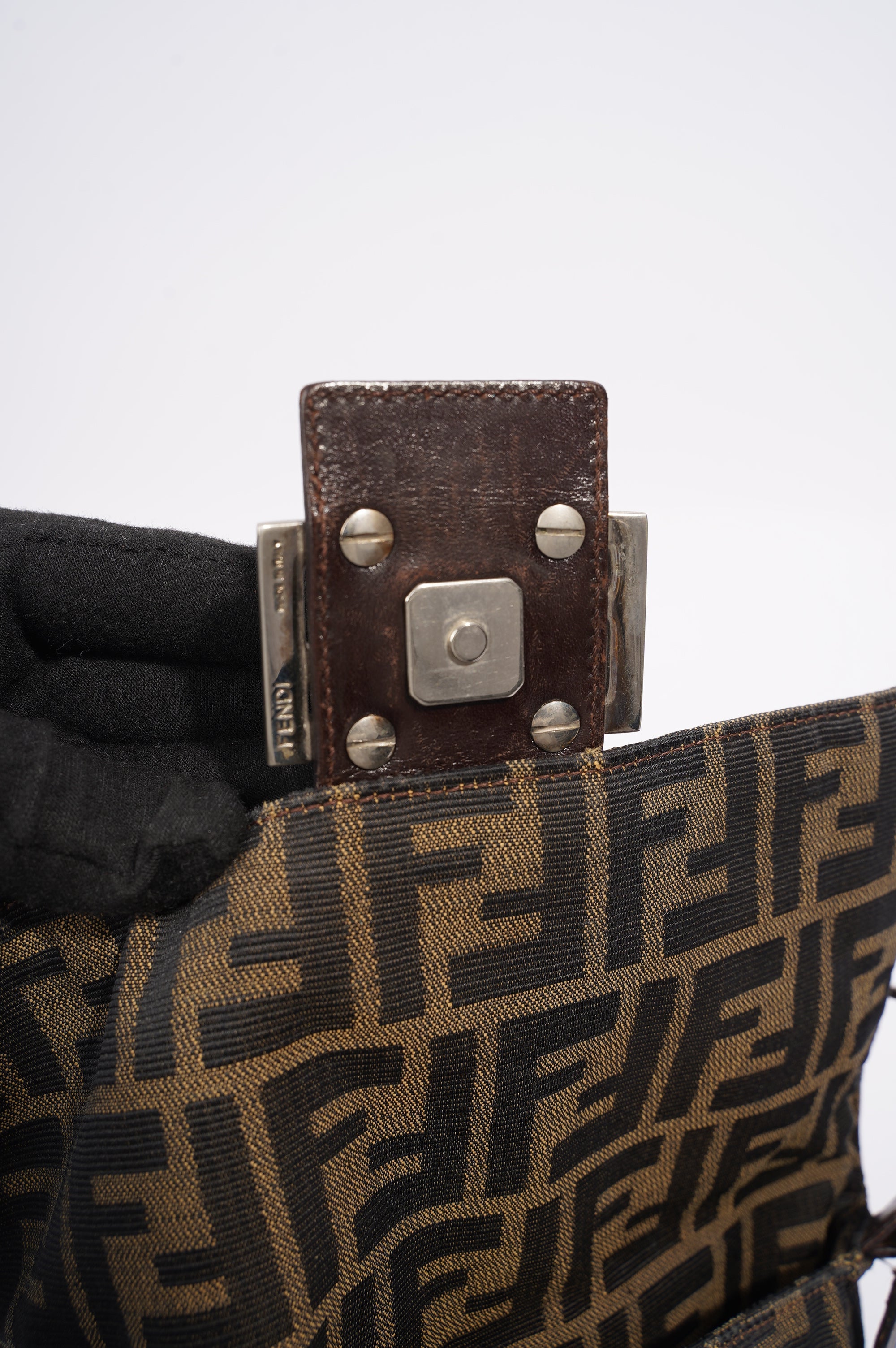 Fendi Mamma Baguette Brown Zucca Canvas