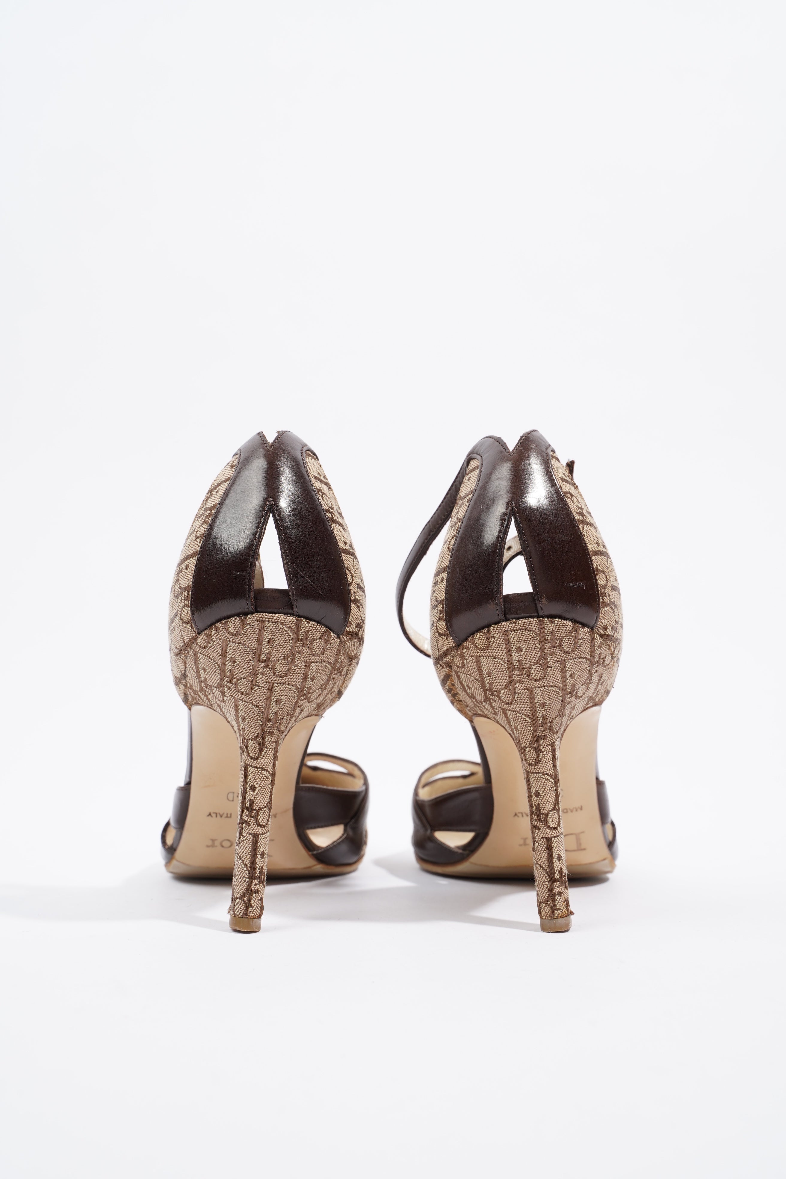 Christian Dior Trotter Beige / Brown Fabric EU 36.5 UK 3.5