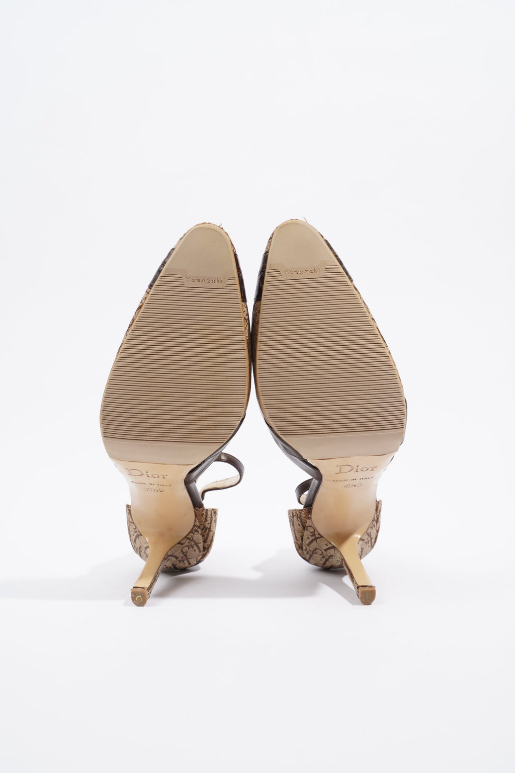 Christian Dior Trotter Beige / Brown Fabric EU 36.5 UK 3.5