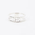 Gucci Interlocking G Ring Silver Silver Sterling 15