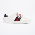 Gucci Ace "Blind For Love" White / Red / Navy Leather EU 36.5 UK 3.5