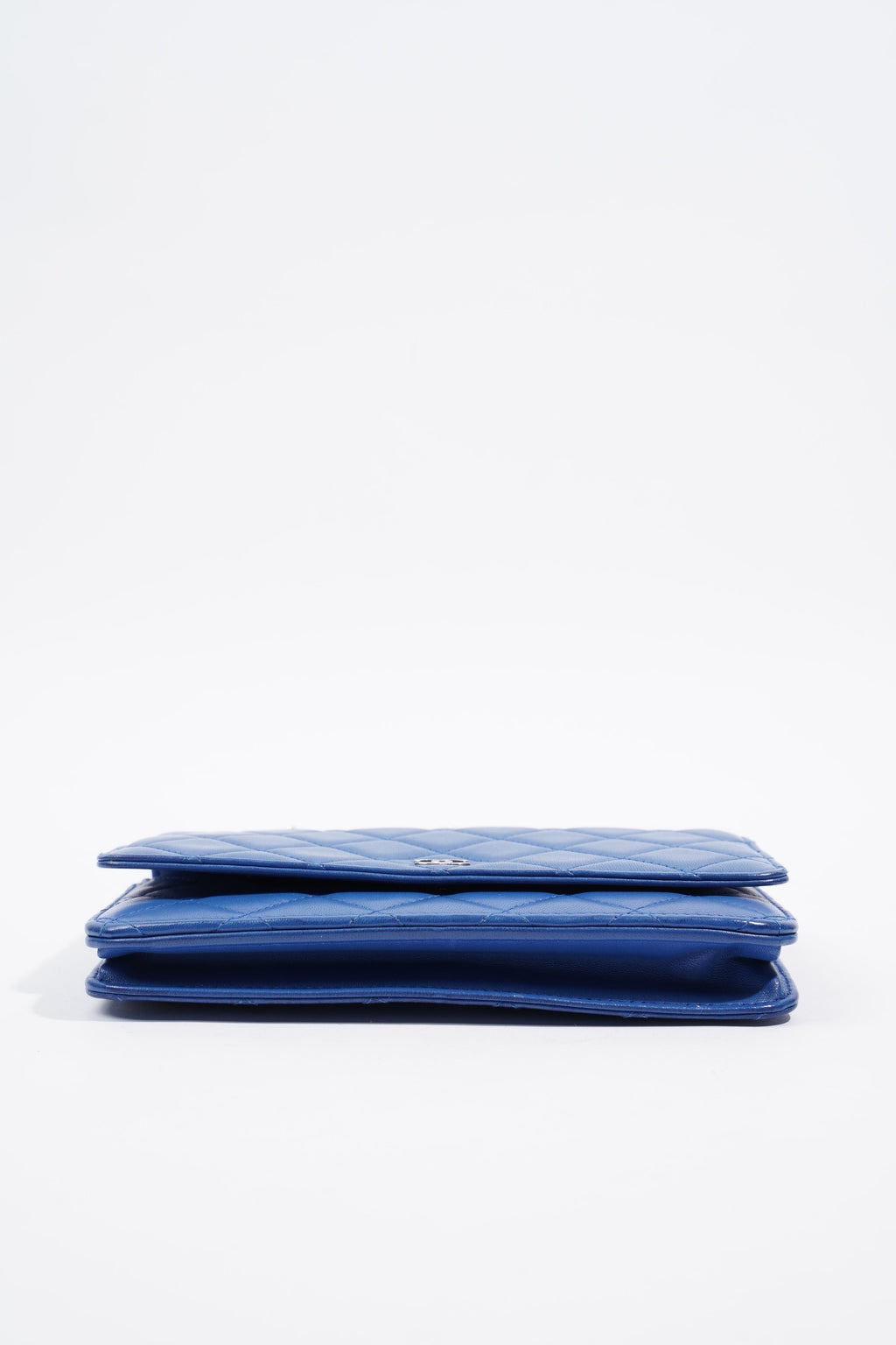Chanel Wallet on Chain Blue Calfskin Leather