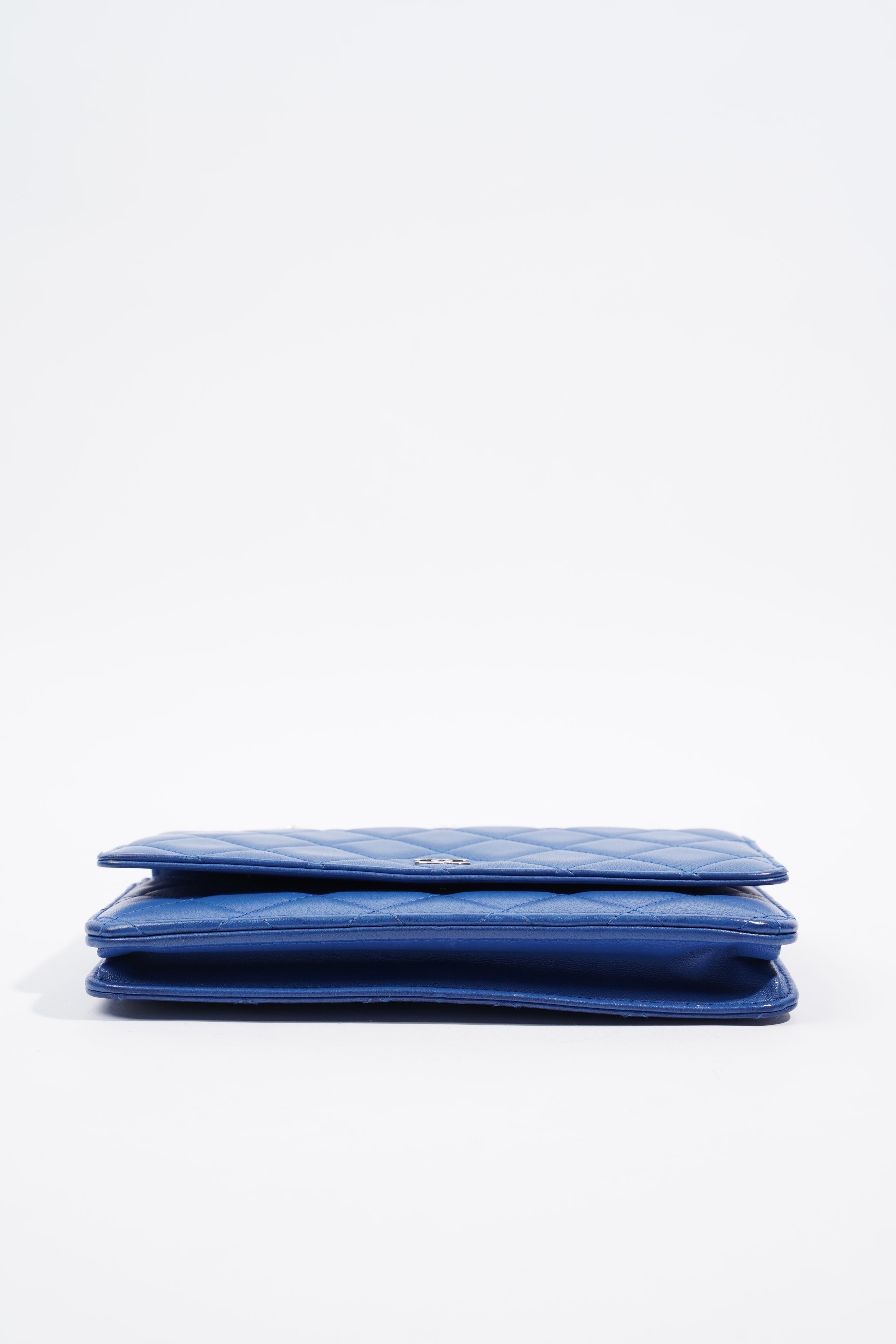 Chanel Wallet on Chain Blue Calfskin Leather