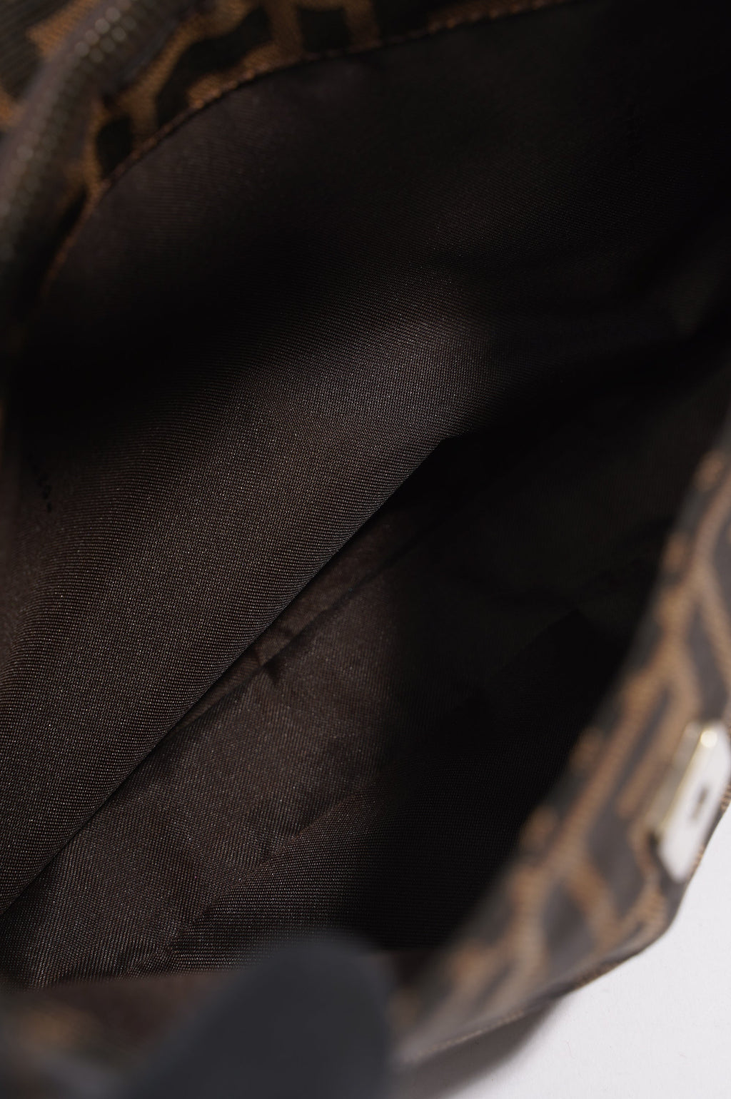 Fendi Zucca Croissant Bag Brown Canvas