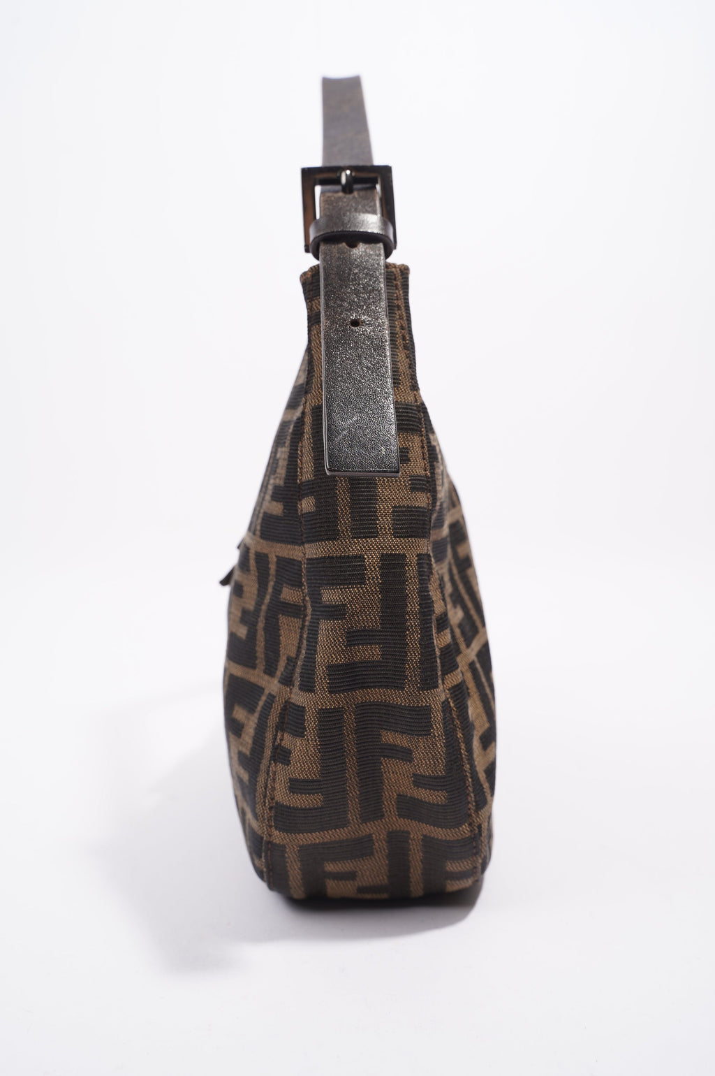 Fendi Zucca Croissant Bag Brown Canvas