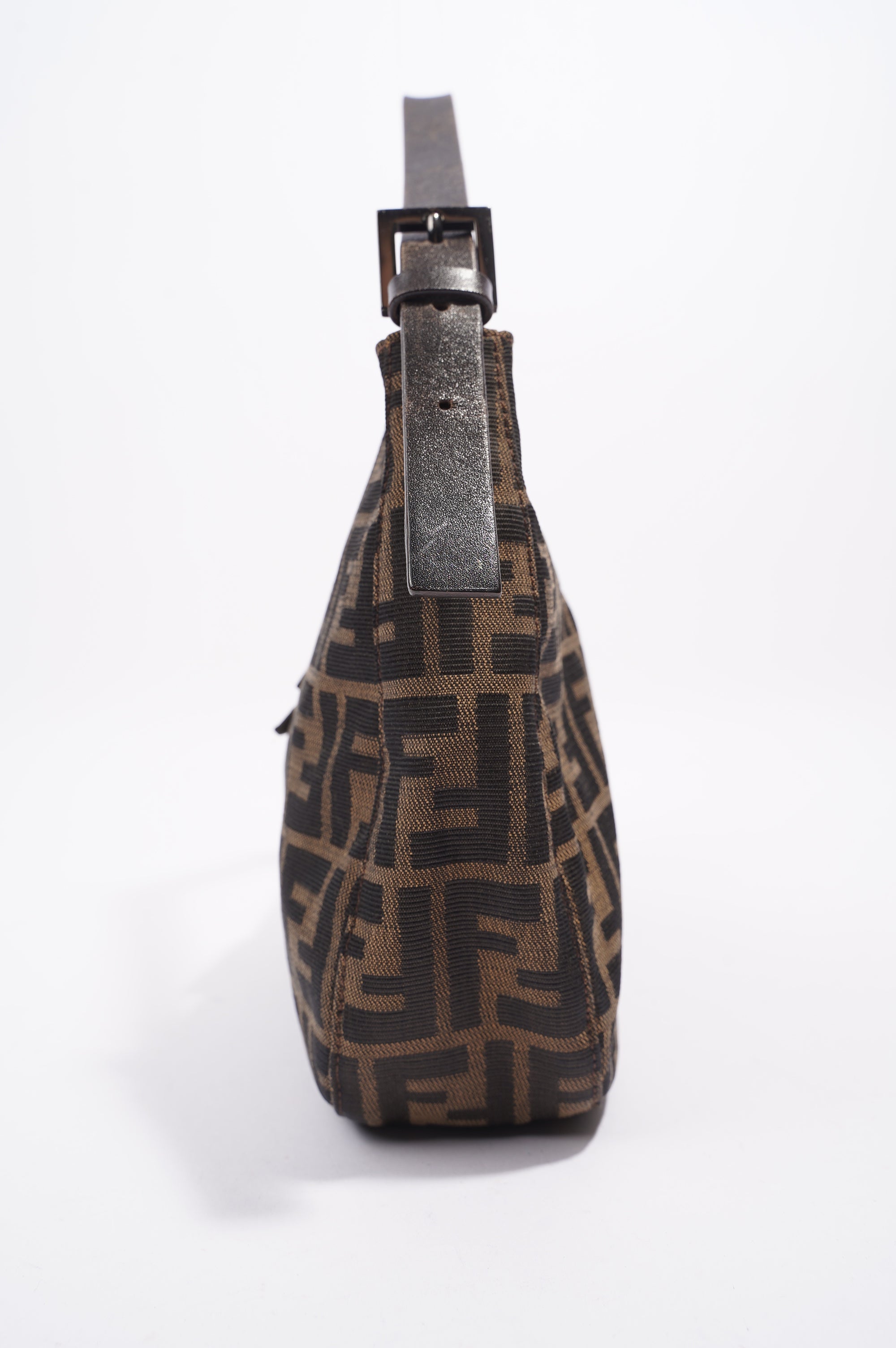 Fendi Zucca Croissant Bag Brown Canvas