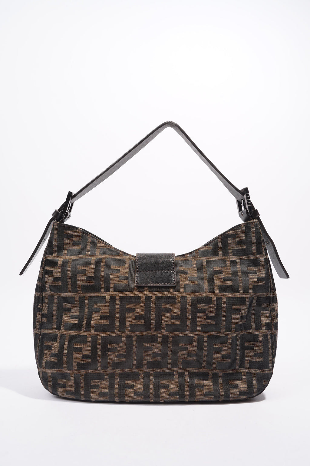Fendi Zucca Croissant Bag Brown Canvas