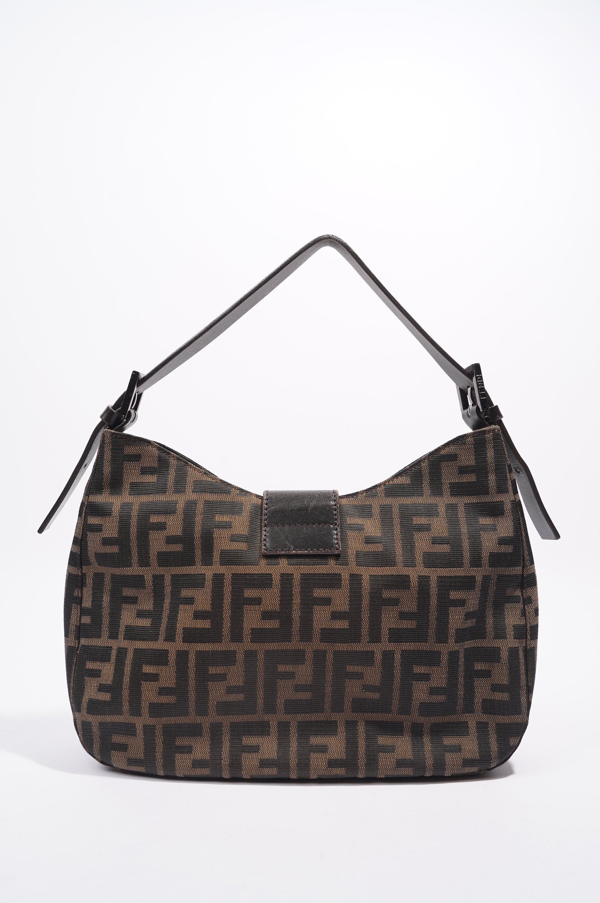 Fendi Zucca Croissant Bag Brown Canvas