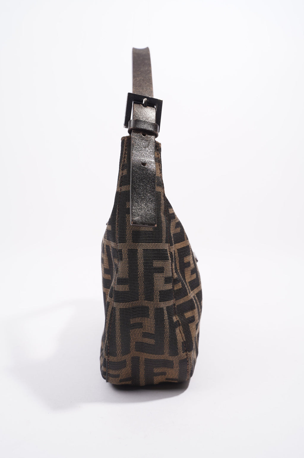 Fendi Zucca Croissant Bag Brown Canvas