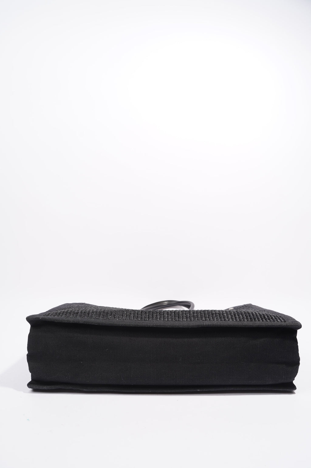 Saint Laurent Rive Gauche Tote Bag Black Wicker