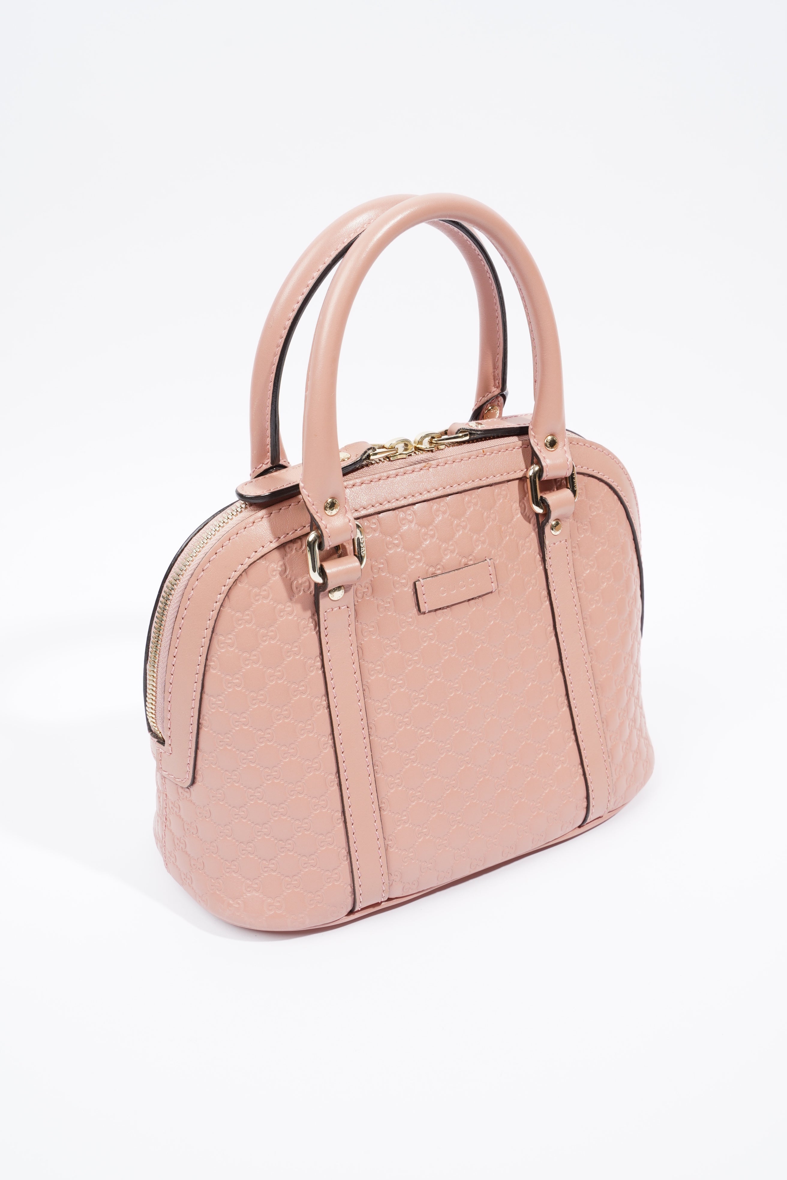 Gucci Dome Bag Pink Leather Small