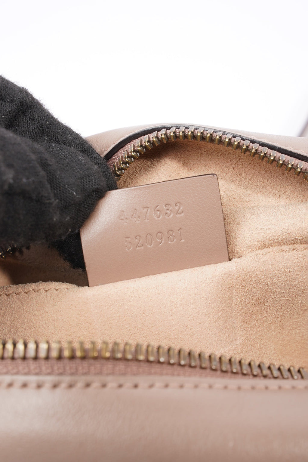 Gucci Marmont Zip Dusty Pink Matelasse Leather Small