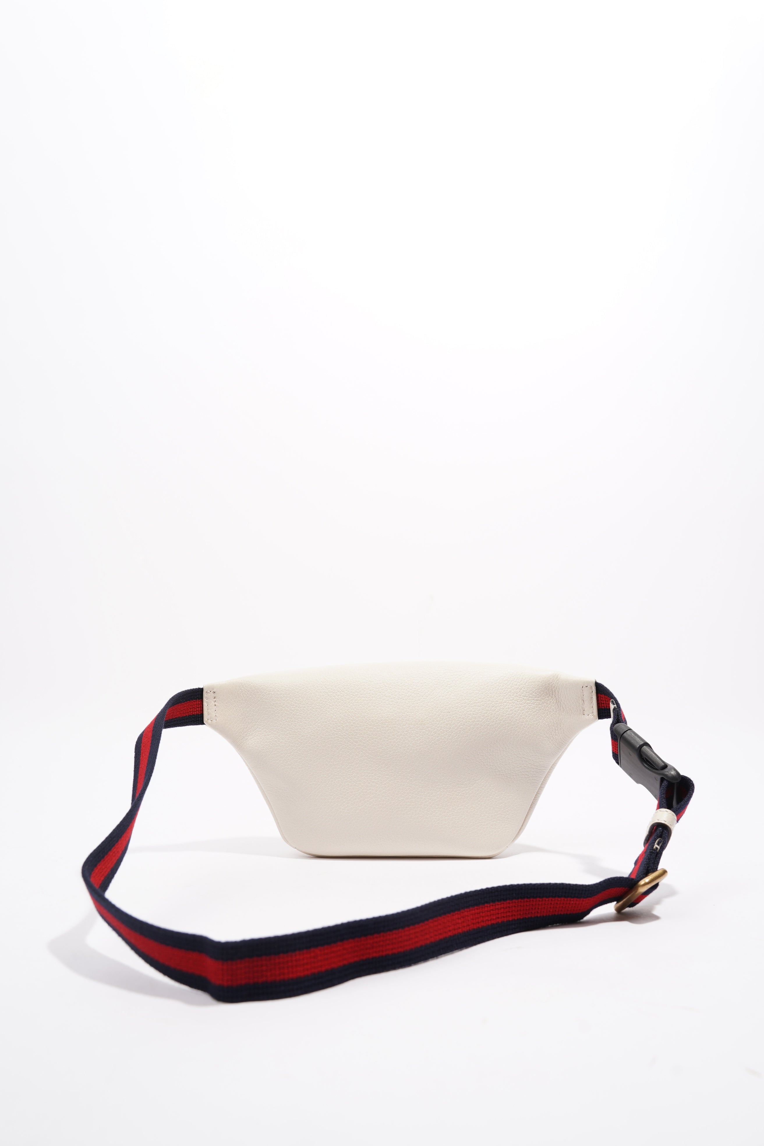 Gucci Mini Sling Bumbag Cream / Red / Navy Leather