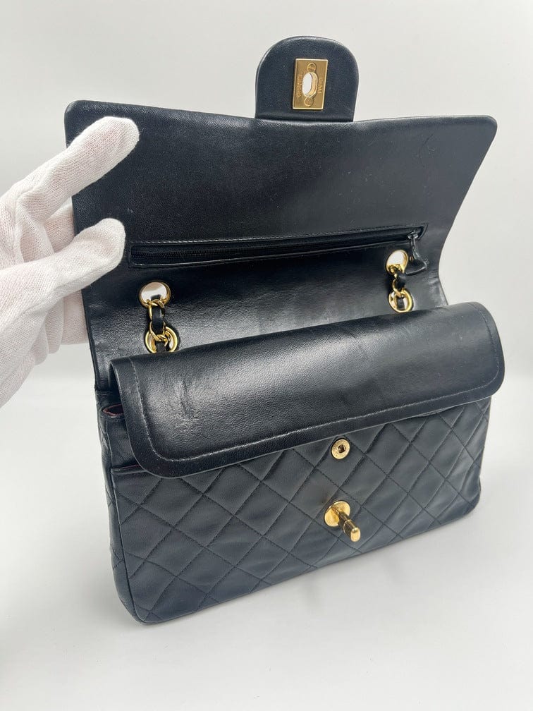 Chanel Classic Double Flap Bag with 24k gold plated hardware