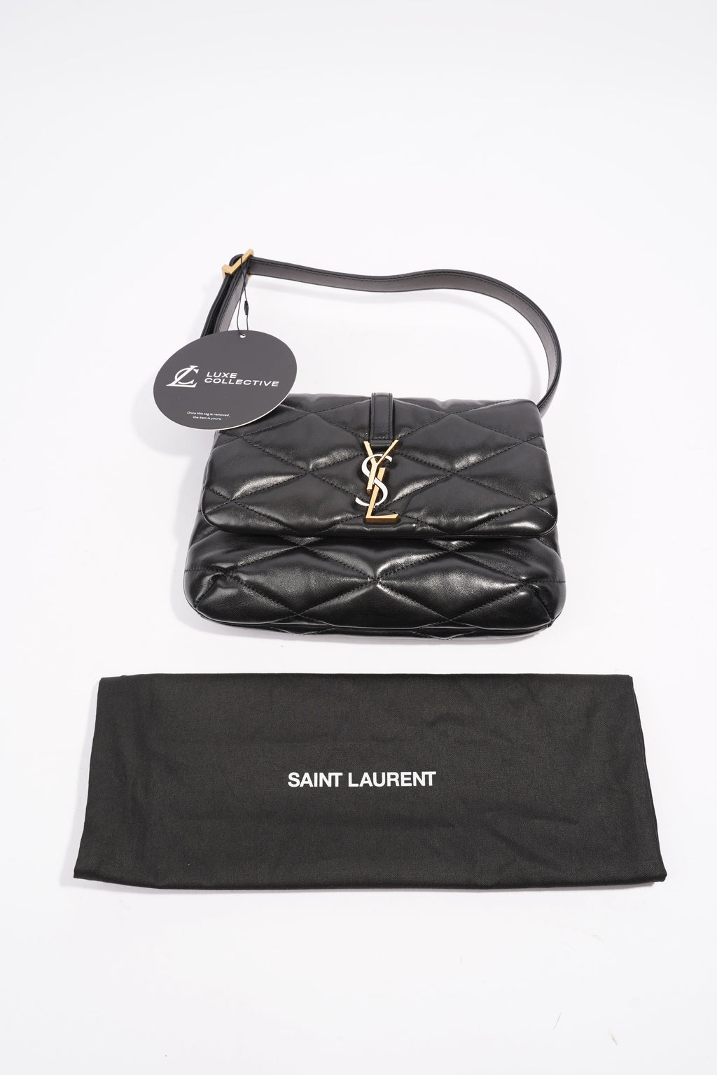 Saint Laurent Le 57 Hobo Bag Black Leather